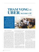 Tham vọng về Uber ngành y tế