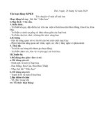 Giáo án khám phá khoa học trò chuyện về một số loài hoa