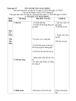 Giáo án tuần 23 chủ đề nhánh 01 Luật lệ PTGT đường bộ