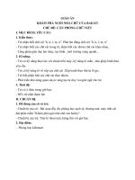 GIÁO ÁN KHÁM PHÁ NGÔI NHÀ CHỮ CỦA BAILEY CHỦ ĐỀ: CĂN PHÒNG CHỮ VIẾT