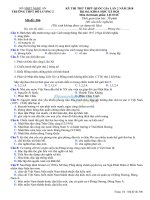 Tải Đề thi thử THPT Quốc gia 2018 trường THPT Đô Lương 2, Nghệ An -  Đề minh họa thi thử môn Lịch sử, Địa lý THPT Quốc gia 2018