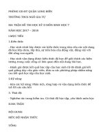 Đề kiểm tra định kì HK1 Toán 12 năm 2019 - 2020 trường Tủa Chùa - Điện Biên - TOANMATH.com