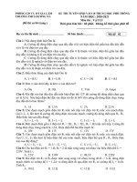 ĐỀ THI THỬ VÀO 10-MÔN LÝ-TRƯỜNG THCS DƯƠNG XÁ-ĐỀ 02