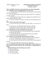 ĐỀ LUYỆN THI VÀO LỚP 10 THPT MÔN GDCD LẦN 4 năm học 2019-2020