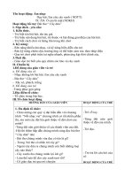 Giáo án âm nhạc dạy hát 