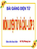 Tuần 25 LTVC 3