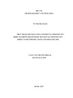 Thực trạng kết quả cung cấp dịch vụ chăm sóc sức khỏe tại phòng khám thuộc ban bảo vệ, chăm sóc sức khỏe cán bộ tỉnh bắc giang giai đoạn 2012 2016 