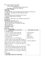 Giáo án tuần 4. Nhận biết: Nhận biết đồ dùng cá nhân của bé