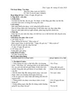 giáo án :Âm nhạc Dạy hát: Mùa xuân ơi( NDTT) TC ÂN: Ô cửa bí mật ( NDKH)