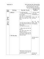 giáo án tuần 31 chủ đề nhánh: Đất nước Việt Nam diệu kỳ