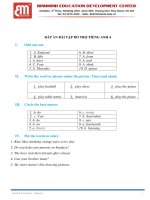 2020* TIẾNG ANH BME