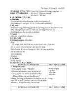 Giáo án tuần 09: Toán: Gộp 2 đối tượng trong phạm vi 3