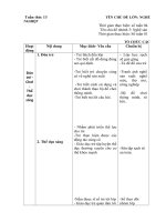 giáo án tuần 13 chủ đề nghề nghiệp nhánh 