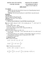 Nội dung ôn tập các môn tuần 13 - Khối 7