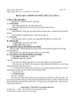 GIÁO ÁN CÔNG NGHỆ 6 TUẦN 31 TIẾT 58+59