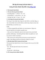 Tải Bài tập thì tương lai hoàn thành và tương lai hoàn thành tiếp diễn -  Bài tập ngữ pháp môn tiếng Anh