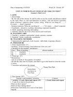 giáo án Tiếng Anh lớp 5 tuần 28