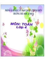 Toán 4 - Tuàn 5- Tìm số trung bình cộng