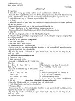 Giáo án hình học 9 tiết 59 60- Tuần 32