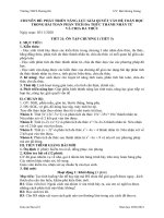 PHÂN TÍCH ĐA THỨC THÀNH NHÂN TỬ VÀ CHIA ĐA THỨC