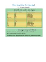 Tải Một số dạng bài tập về thời gian lớp 3 -  Tài liệu ôn tập môn Toán lớp 3