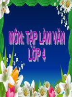 Tiếng Việt 4 - Tuần 13 -TLV - Ôn tập văn kể chuyện