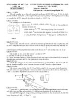 Tải Đề thi tuyển sinh lớp 10 tỉnh Long An năm học 2011 - 2012 môn Vật lý (Hệ chuyên) -  Sở GD&ĐT Long An