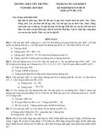 Nội dung ôn tập các môn khối 9 tuần 6