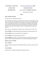 Tải Bộ đề thi tuyển sinh vào lớp 10 năm 2019 - 2020 sở GD&ĐT Thái Nguyên (Chính thức) -  Đề thi vào lớp 10 môn Văn có đáp án