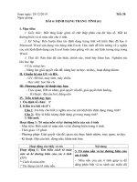 Tuần 20: Tiết 38 - BÀI 6: ĐỊNH DẠNG TRANG TÍNH