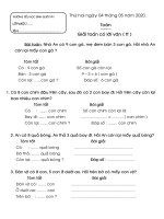 Bài giảng Tuần 28 - Khối 1