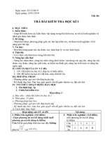 GA Đại 7 - tiết 40 - tuần 18 - năm học 2019-2020