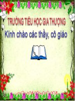 Lớp 3 - Toán - Tuần 10: Giải toán bằng hai phép tính