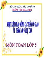 Toán 5 - Tuần 28 - Ôn tập về số tự nhiên