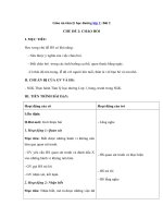 Tải Giáo án tâm lý học đường lớp 1: Bài 2 - Giáo án thực hành tâm lý học đường khối 1