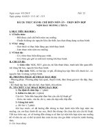 GIÁO ÁN CÔNG NGHỆ 6 TUẦN 28 TIẾT 52+53