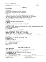 GA Số 6. Tiết 62 63 64. Tuần 21. Năm học 2019-2020