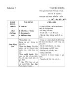 tuần phụ 9 họ hàng gđ