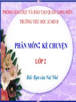 Tiếng Việt - Tuần 3 - Kể chuyện - Bạn của Nai Nhỏ