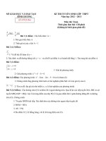 Tải Đề thi tuyển sinh lớp 10 THPT tỉnh Bình Dương năm học 2012 - 2013 môn Toán (Có đáp án) -  Sở GD-ĐT Bình Dương