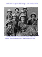 Những bức ảnh đẹp của Phụ nữ Việt Nam trong thời chiến.