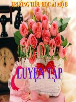 Toán 3 - Tuần 2 - Luyện tập tr 8