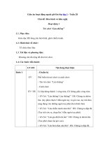 Tải Giáo án hoạt động ngoài giờ lên lớp lớp 1 - Tuần 28 - Giáo án điện tử HĐNGLL lớp 1