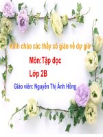 Tập đọc 2-Tuần 8- Bài: Bàn tay dịu dàng