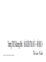 Đề KT SỐ 1 TOÁN 6