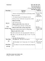 GIÁO ÁN TUẦN 3: CÔ GIÁO VÀ CÁC BẠN