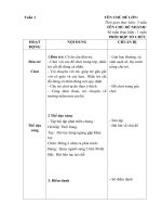 giáo án tuần phụ chủ đề nhánh Tết trung thu của bé