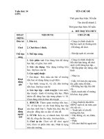 GIÁO ÁN PHỤ: BÉ CHUẨN BỊ VÀO LỚP 1