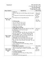 Giáo án tuần 8. Chủ đề 