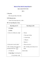 Tải Giáo án Thực hành kĩ năng sống lớp 1 bài 14 - Tiết 1 - Bật mí về em